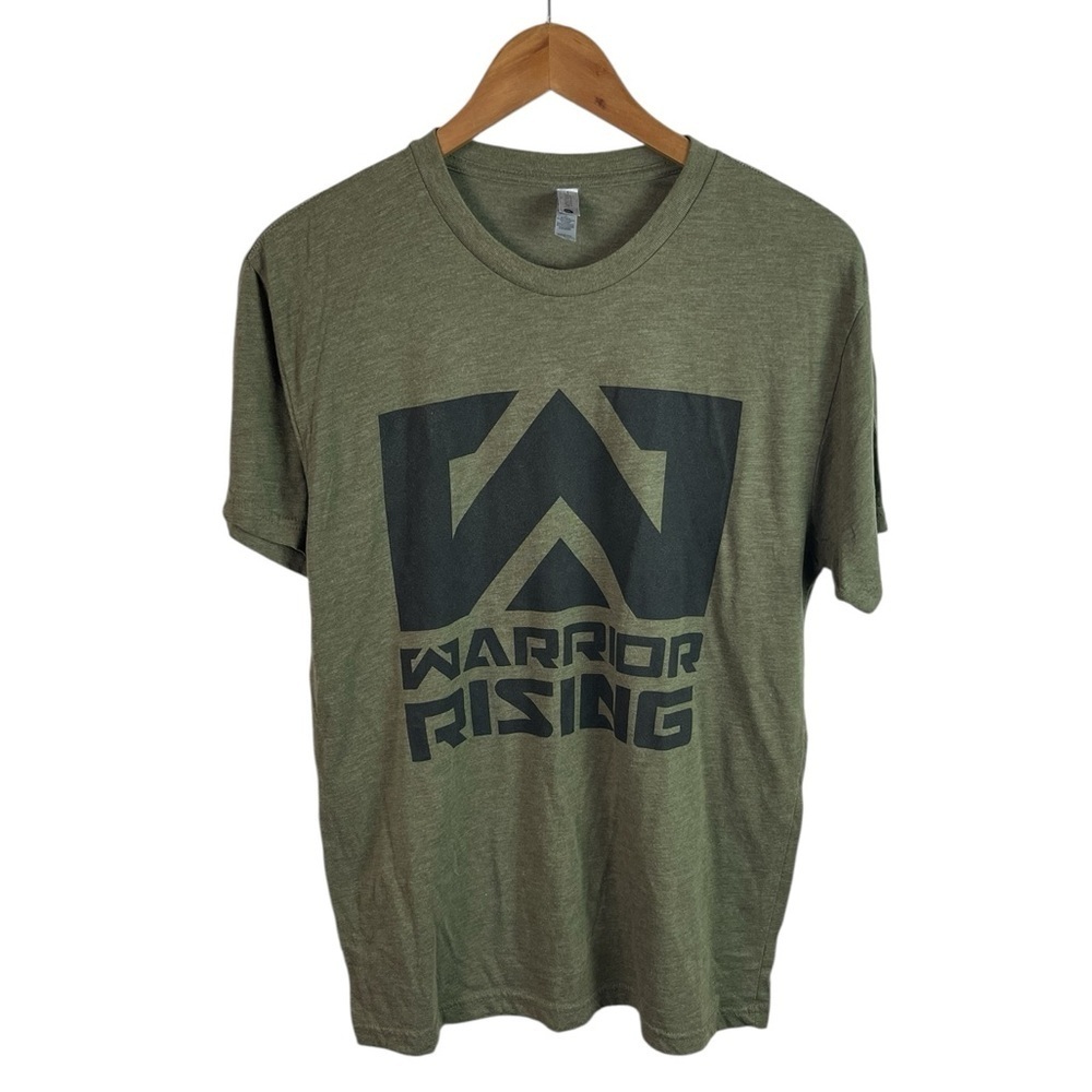 TS131 Men’s Next Level Apparel Warrior Rising Bodybuilding Gym T Shirt L